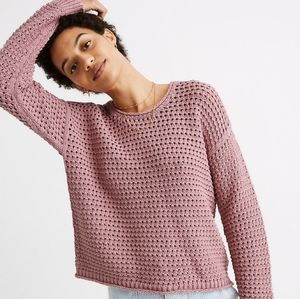 Open-Stitch Austen Pullover Sweater